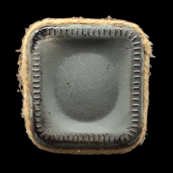 DISTRESSED VTG LOOK GLASS MILK BOTTLE PICTURE HOLDER-A FRIEND LOVES AT ALL TIMES - Picture 5 of 6